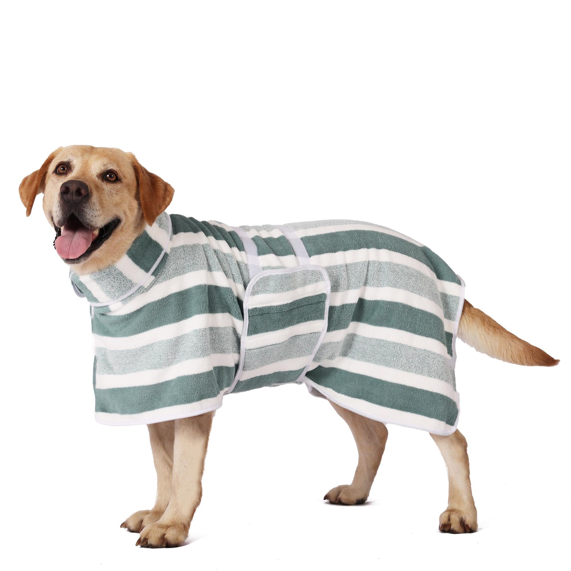 Quick-Dry Dog Bathrobe