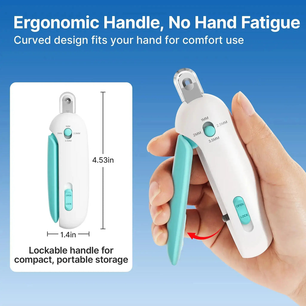 Cat Nail Clipper – Adjustable Safe Trimmer with Nail File Fursera