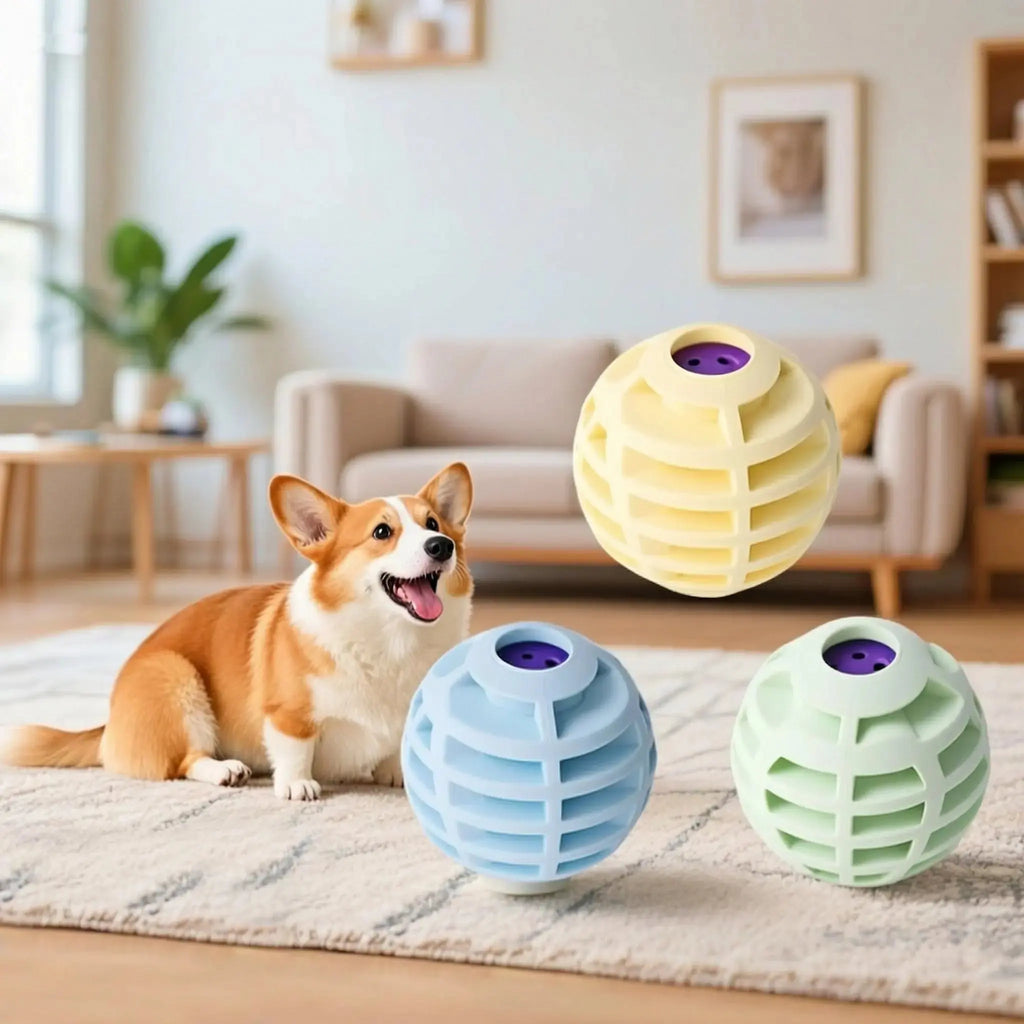Squeaky Pet Ball – Interactive Sound Toy for Dogs & Cats STTM