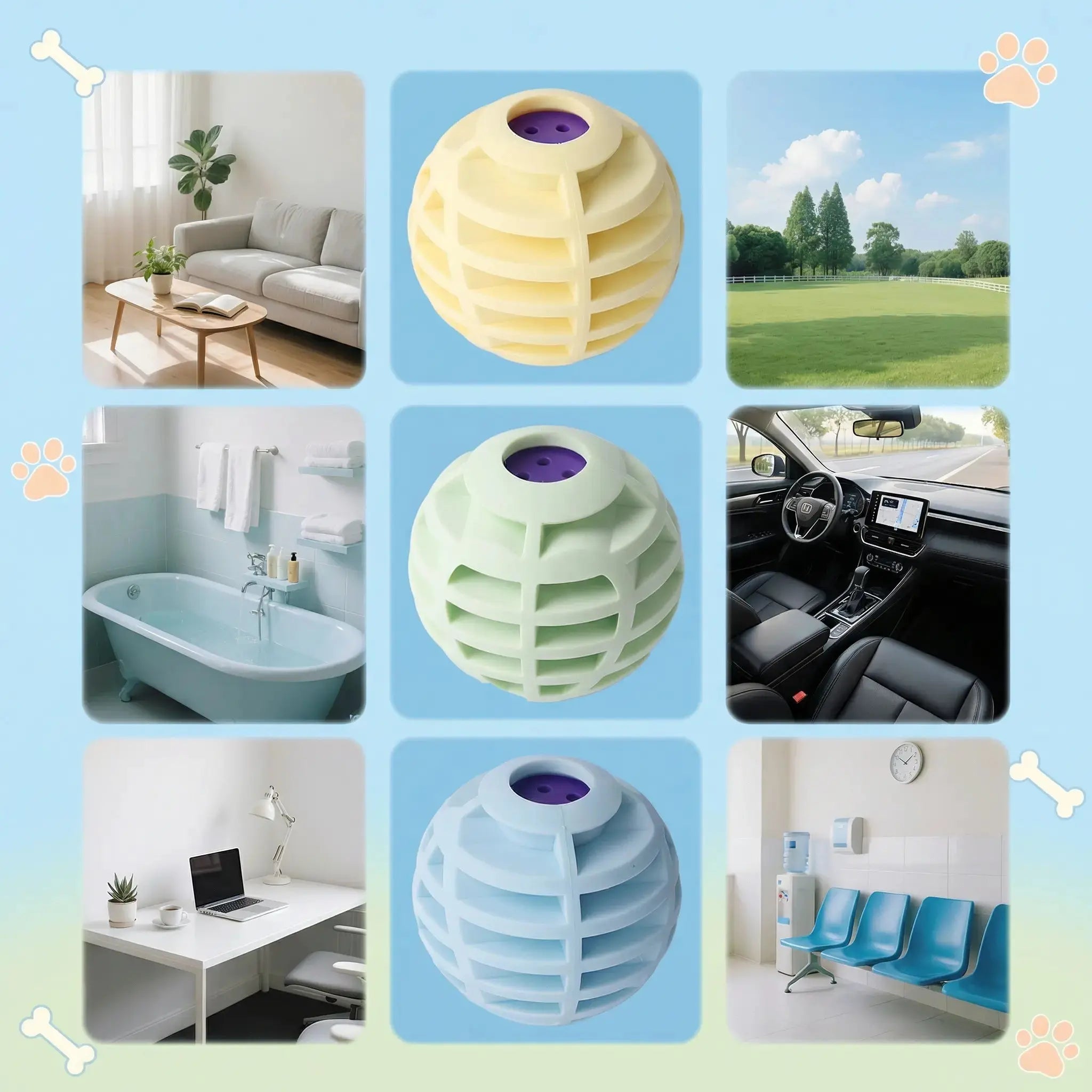 Squeaky Pet Ball – Interactive Sound Toy for Dogs & Cats STTM