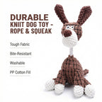 Interactive Dog Toy – Durable Squeaky Chew for Aggressive Dogs STTM
