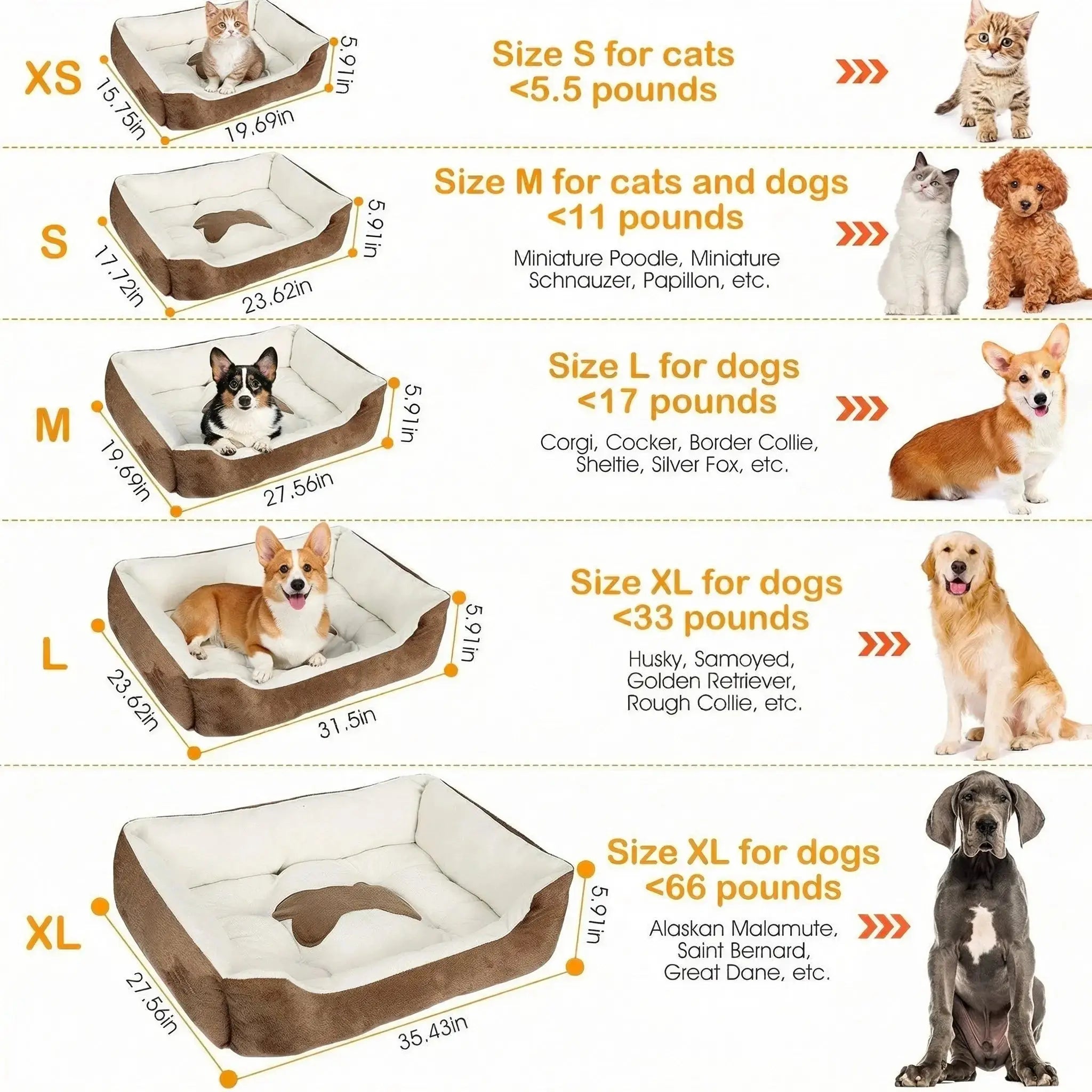 Soft Fleece Pet Bed – Warm Cozy Nest for Dogs & Cats STTM