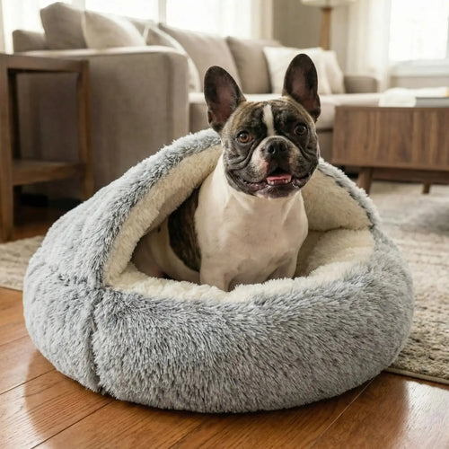 Calming Cowry Pet Bed – Cozy Anti-Anxiety Dog & Cat Bed Fursera