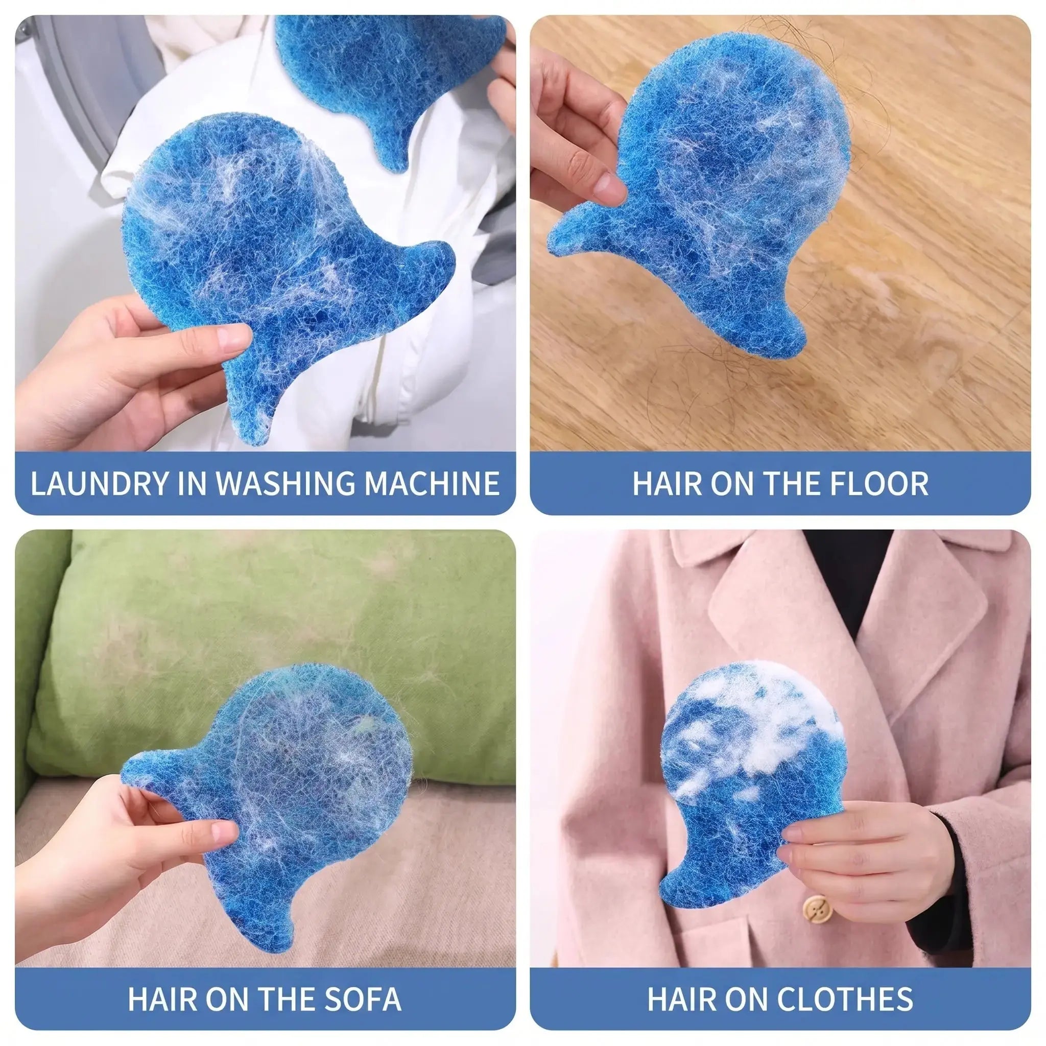 Laundry Pet Hair Remover Fish – Clean Clothes, Hair-Free Every Time Fursera