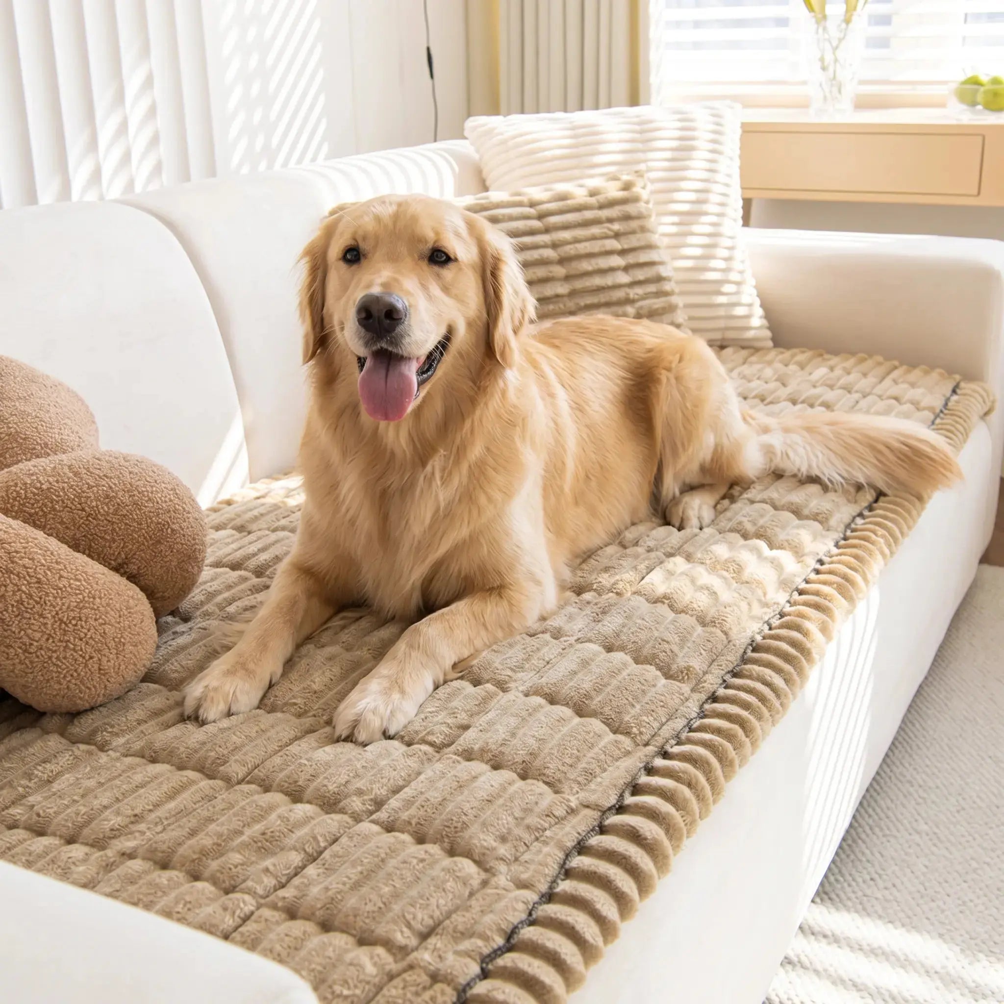 Plush Non-Slip Pet Sofa Cover – Soft, Protective & Washable Fursera