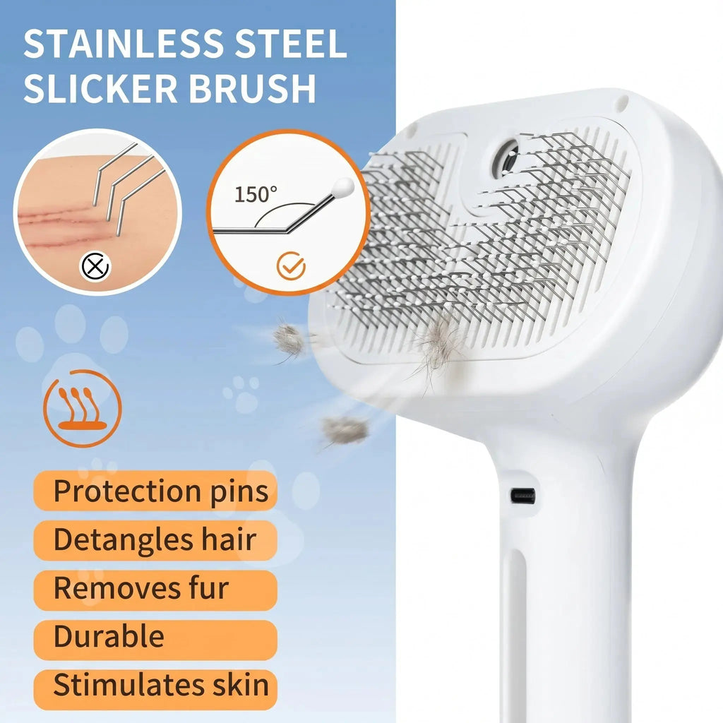2 in 1 Pet Spray Hair Removal Comb Fursera