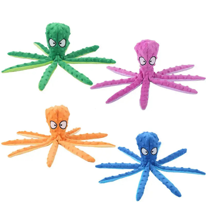 Squeaky Octopus Dog Toys Fursera