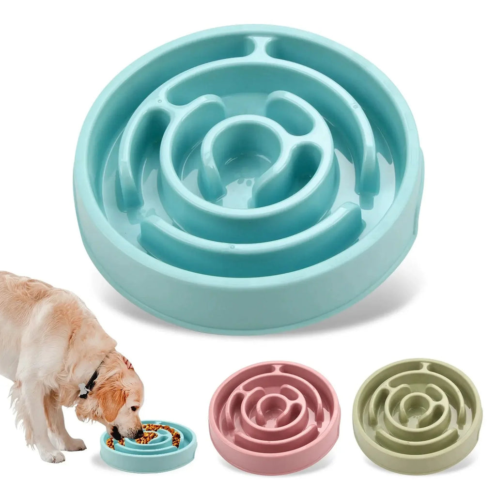 The Fur Anti-Gulp Slow Feeder Dog Bowl