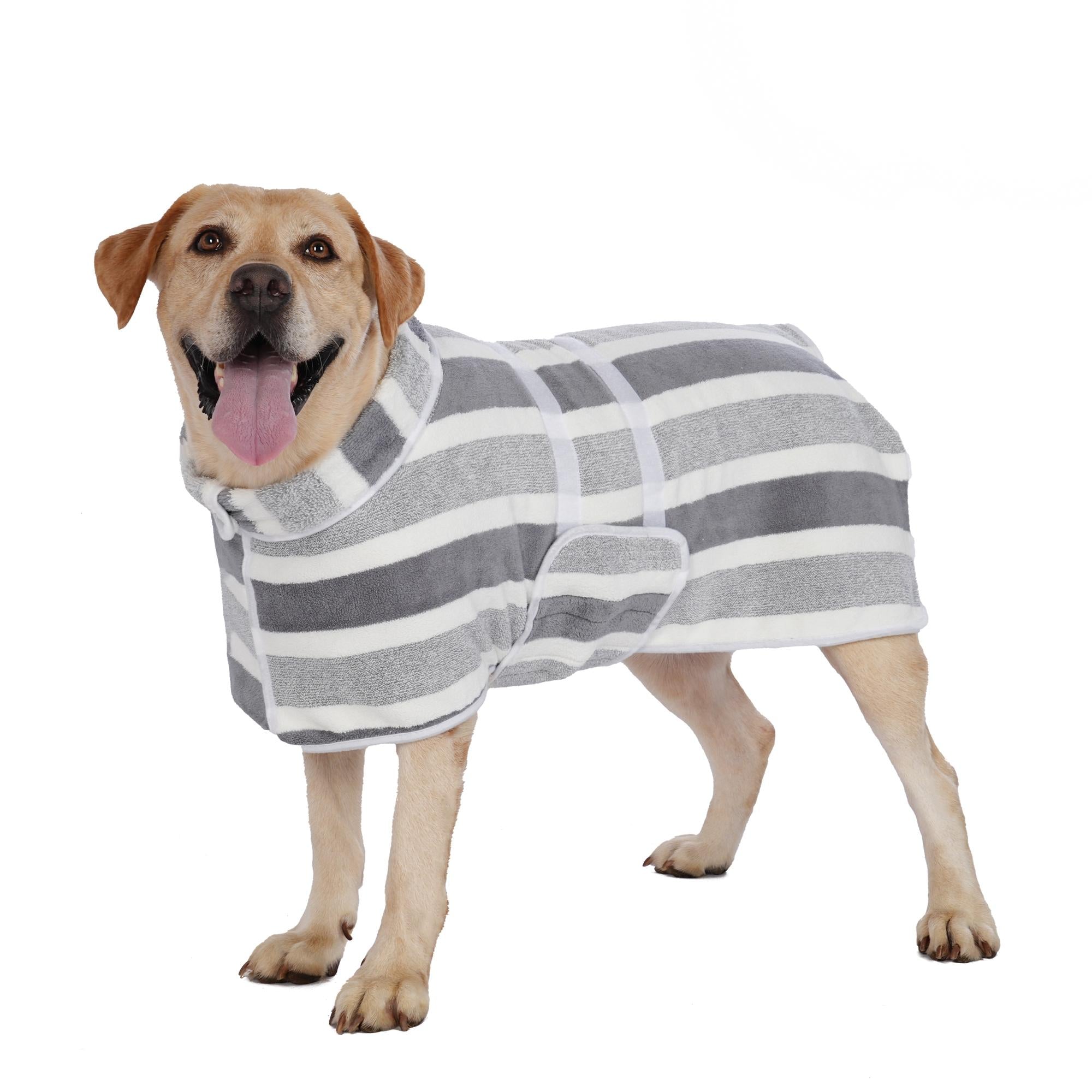 Quick-Dry Dog Bathrobe