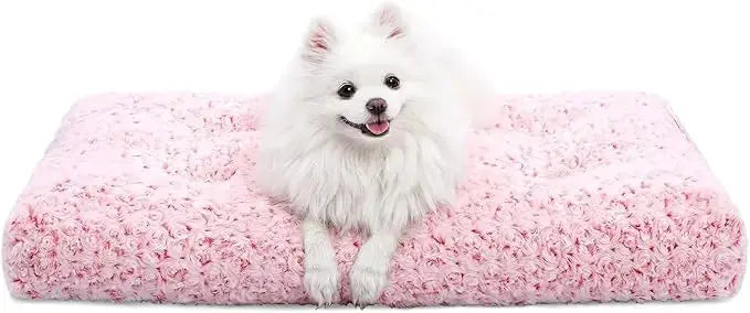 Washable Plush Dog Bed – Anti-Slip Crate Mat Fursera