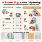 2-in-1 Wall Mounted & Elevated Cat Bowl