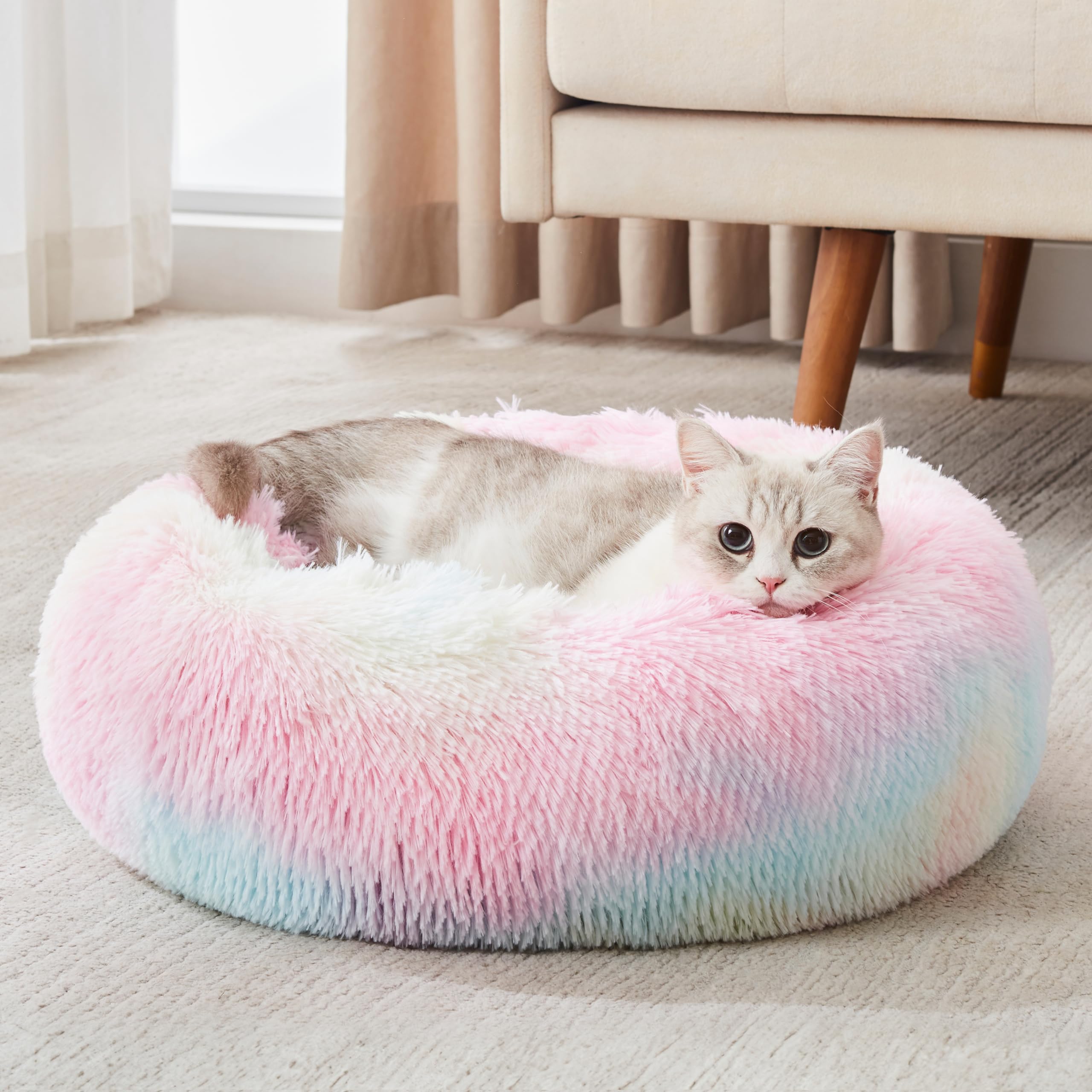 Cloud Calming Donut Dog & Cat Bed