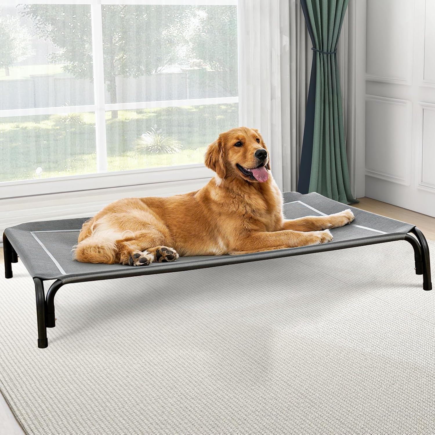 Raised Dog Bed with Breathable Mesh