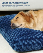 Washable Plush Dog Bed – Anti-Slip Crate Mat Fursera