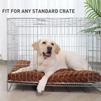 Washable Plush Dog Bed – Anti-Slip Crate Mat Fursera