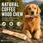 Coffee Wood Dog Chew Toy – Natural Long-Lasting Chewing Stick for Dogs