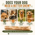 Coffee Wood Dog Chew Toy – Natural Long-Lasting Chewing Stick for Dogs