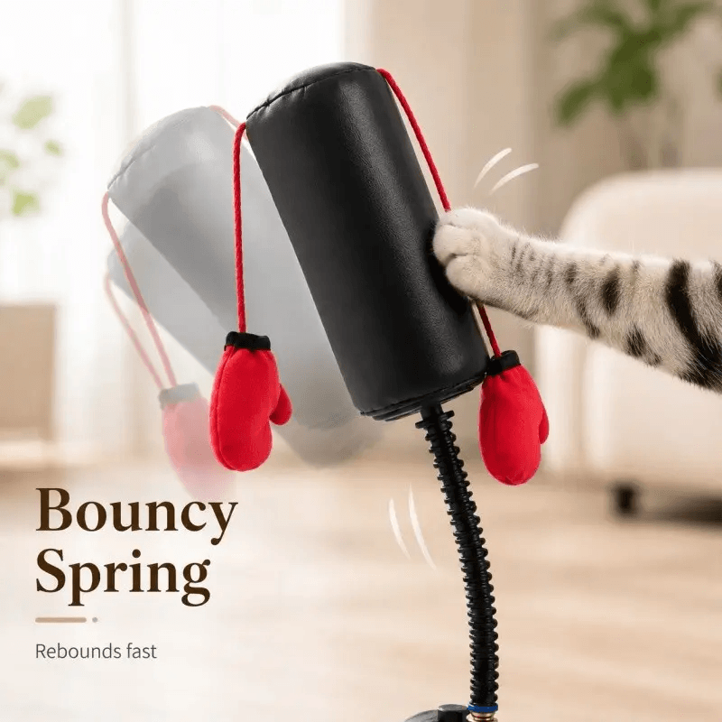 Interactive Cat Boxing Toy – Suction Cup Self-Play Punching Toy for Cats Fursera