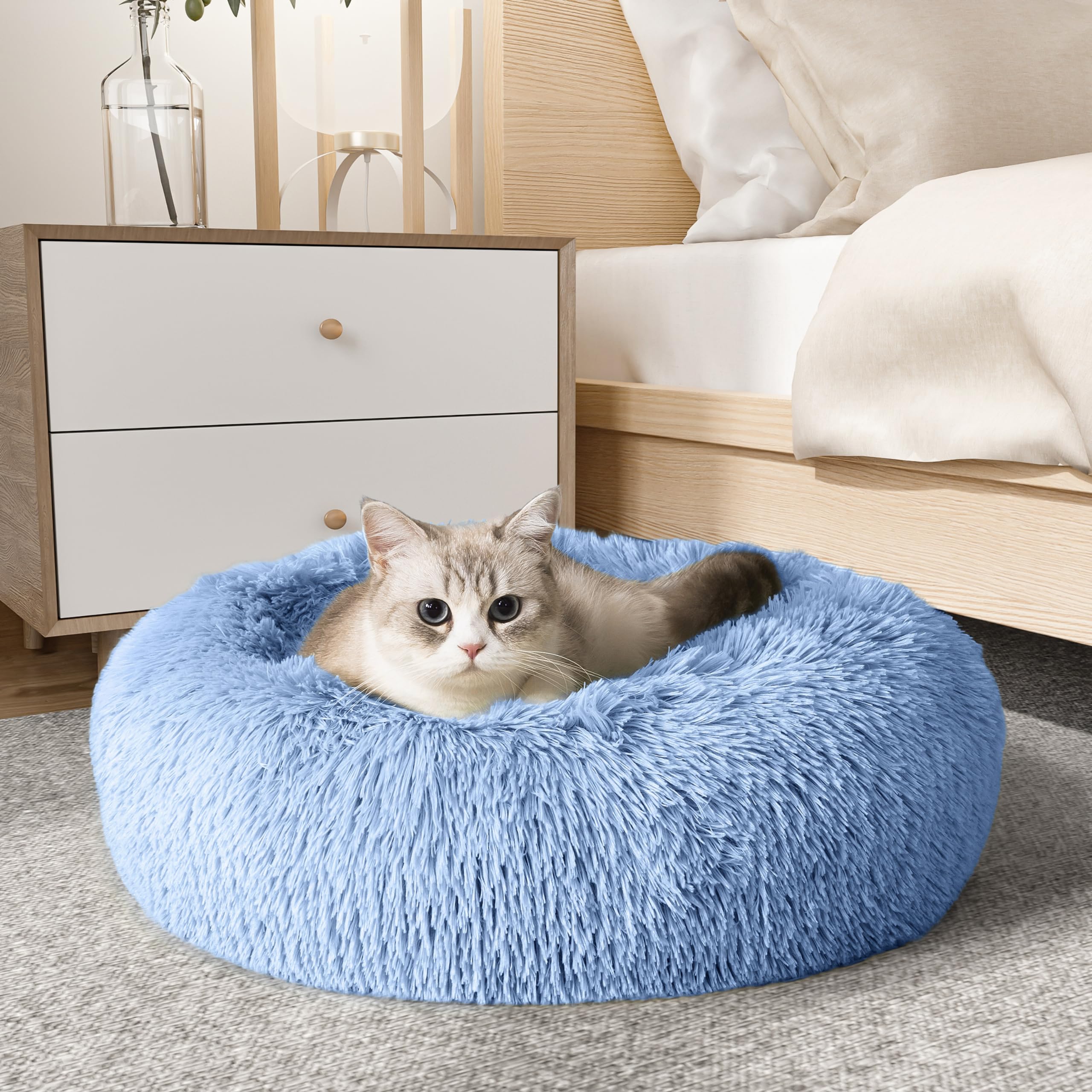 Cloud Calming Donut Dog & Cat Bed