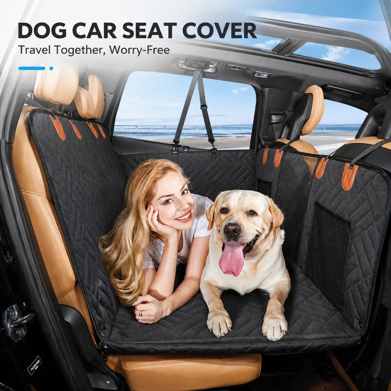 Hard Bottom Dog Car Seat Extender Fursera