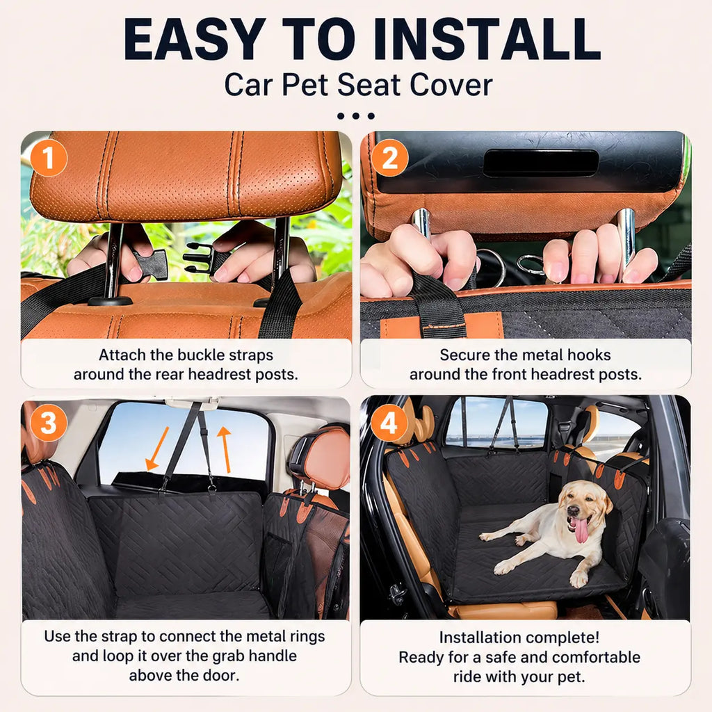 Hard Bottom Dog Car Seat Extender Fursera