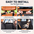 Hard Bottom Dog Car Seat Extender Fursera