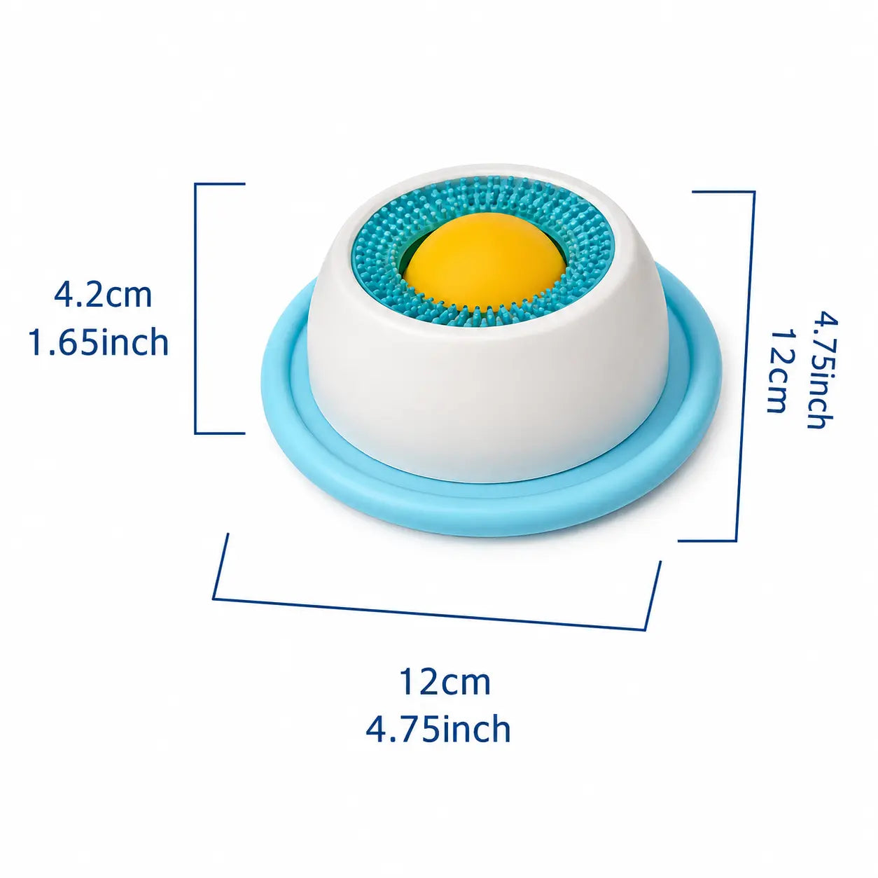 Slow Feeder Dog Bowl for Liquid Treats Non-Slip & Easy Clean
