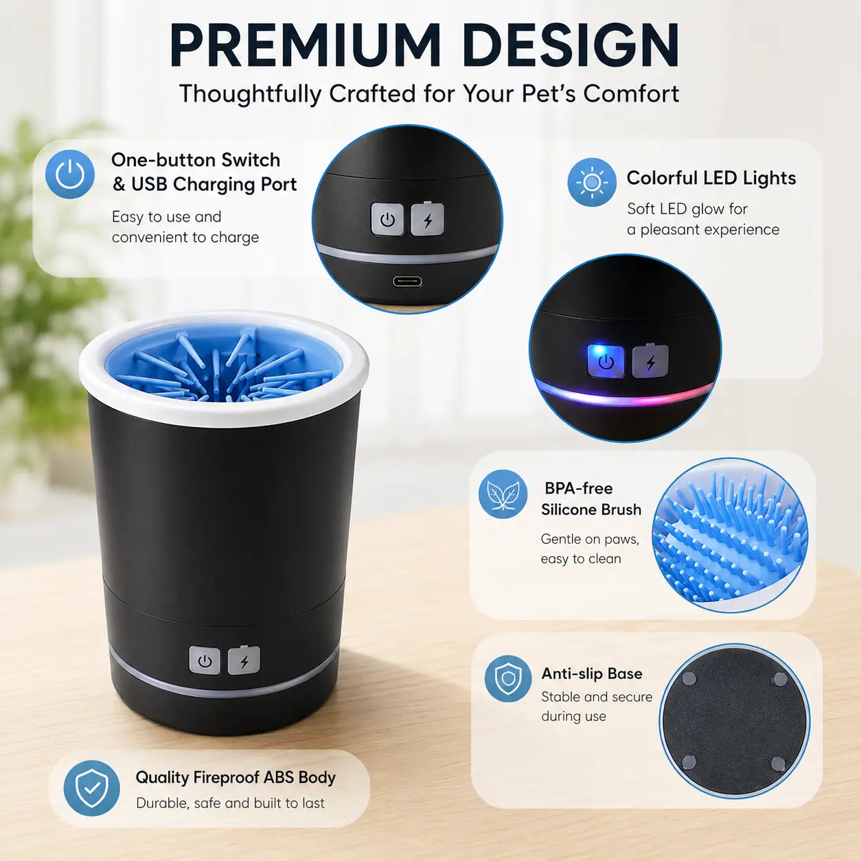 Automatic Paw Washer