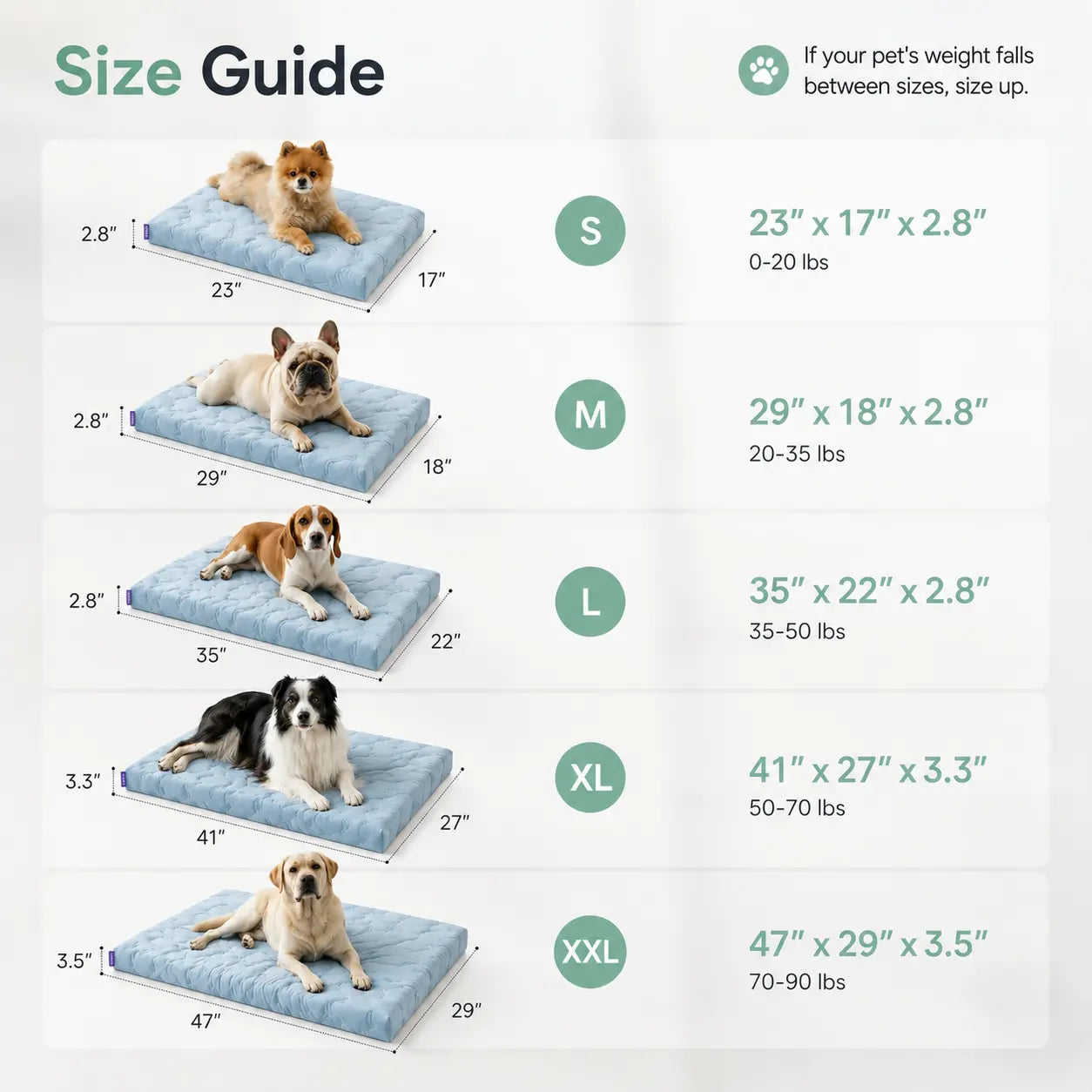 Breathable Cooling Orthopedic Dog Bed