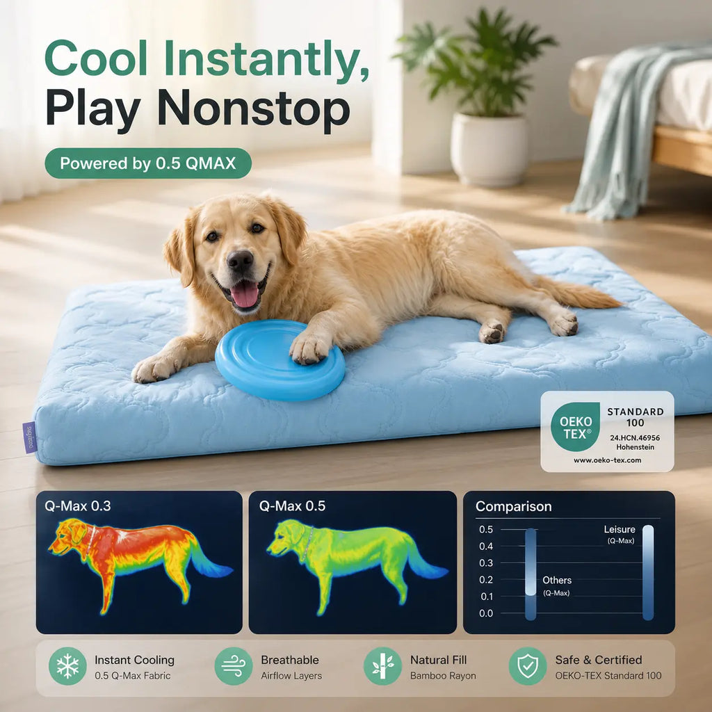 Breathable Cooling Orthopedic Dog Bed