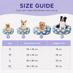 Soft Plush Donut Bed for Dogs & Cats
