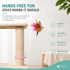 Hands-Free Collar Feather Cat Teaser