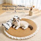 Cooling Cat Sofa Bed with Pillow