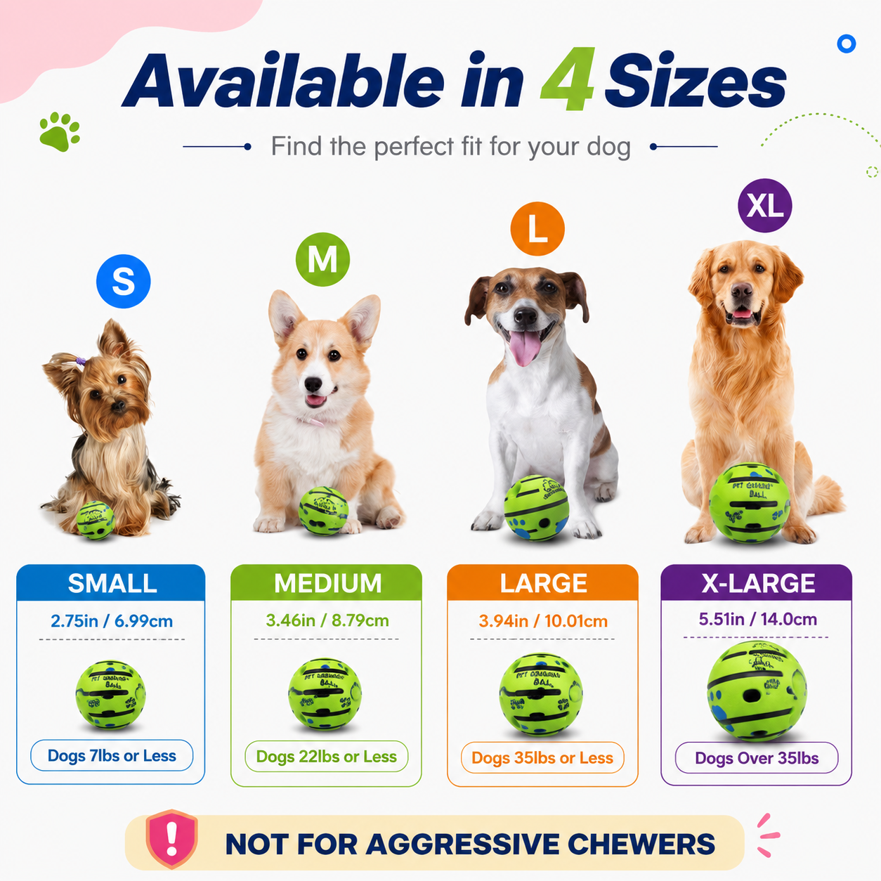 Giggle Ball Dog Toy – Interactive Wobble Ball