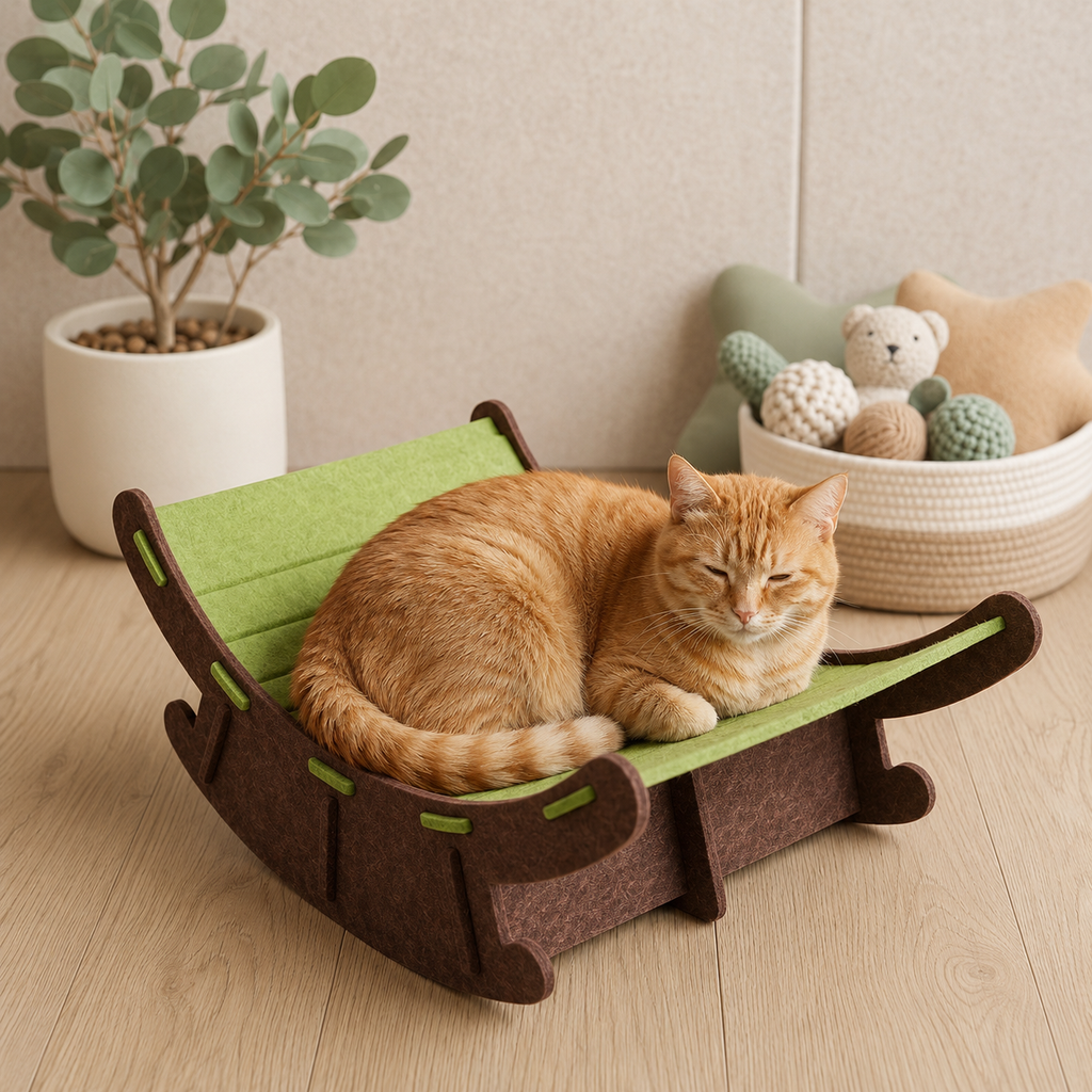 Premium Cat Rocking Bed & Scratching Lounge