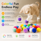 Interactive Cat Fetch Toy with Launcher Gun