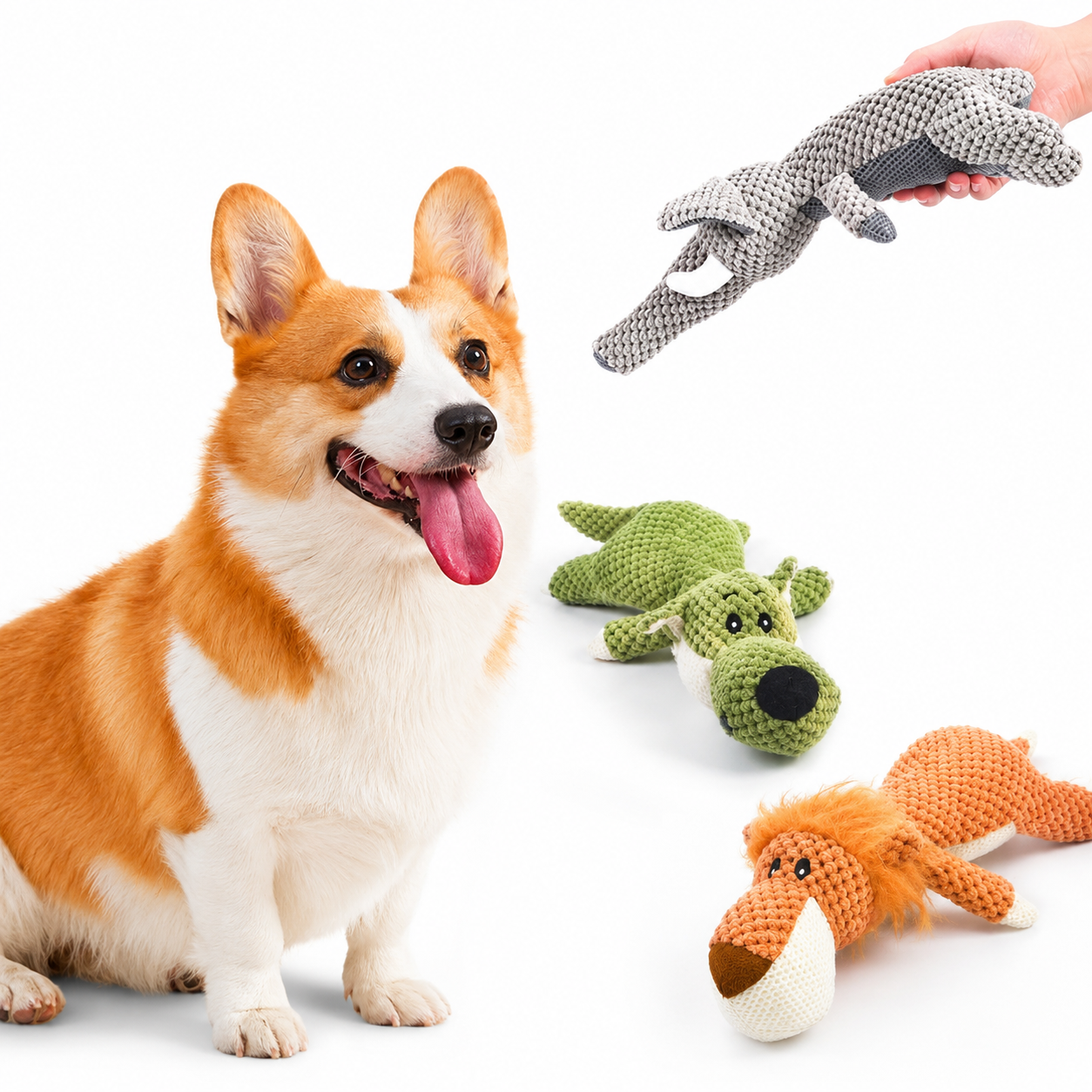 Interactive Dog Chew Toys with Squeakers