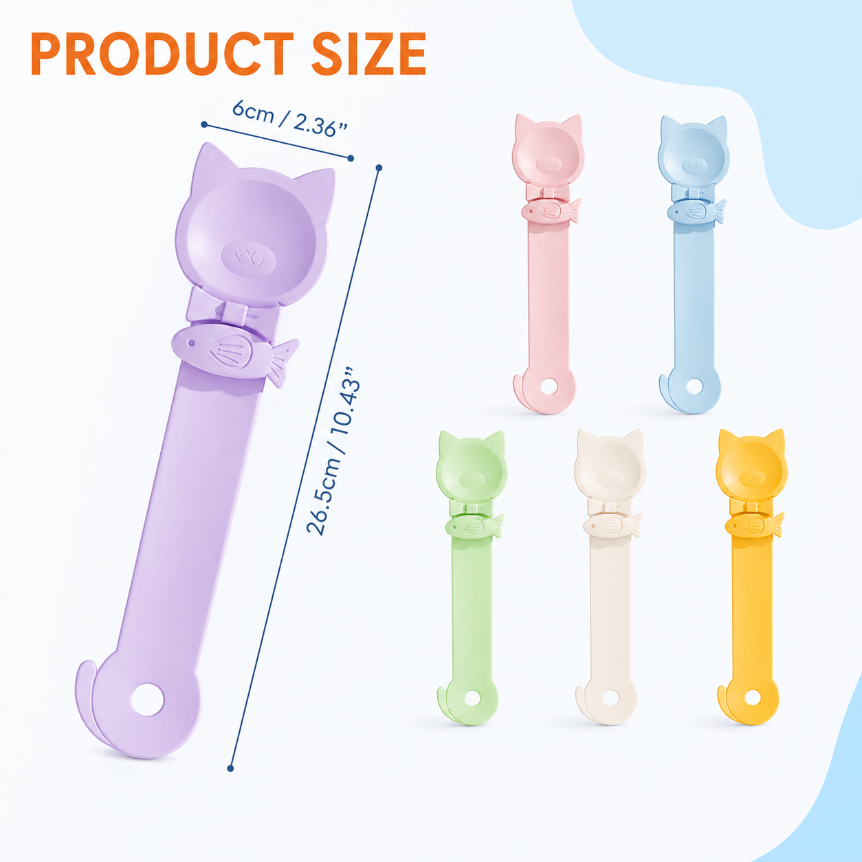 Cat Treat Dispenser Spoon 3PCS
