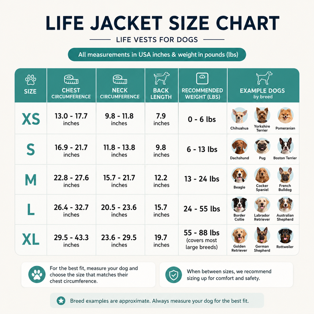 Dog Life Jacket with Head Support