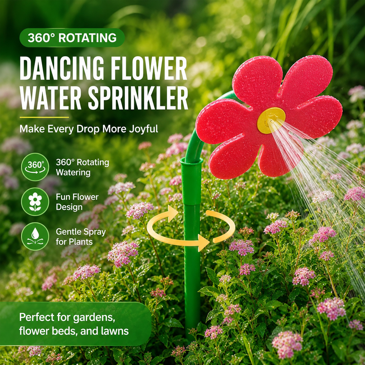 Sunflower Sprinkler for Dogs