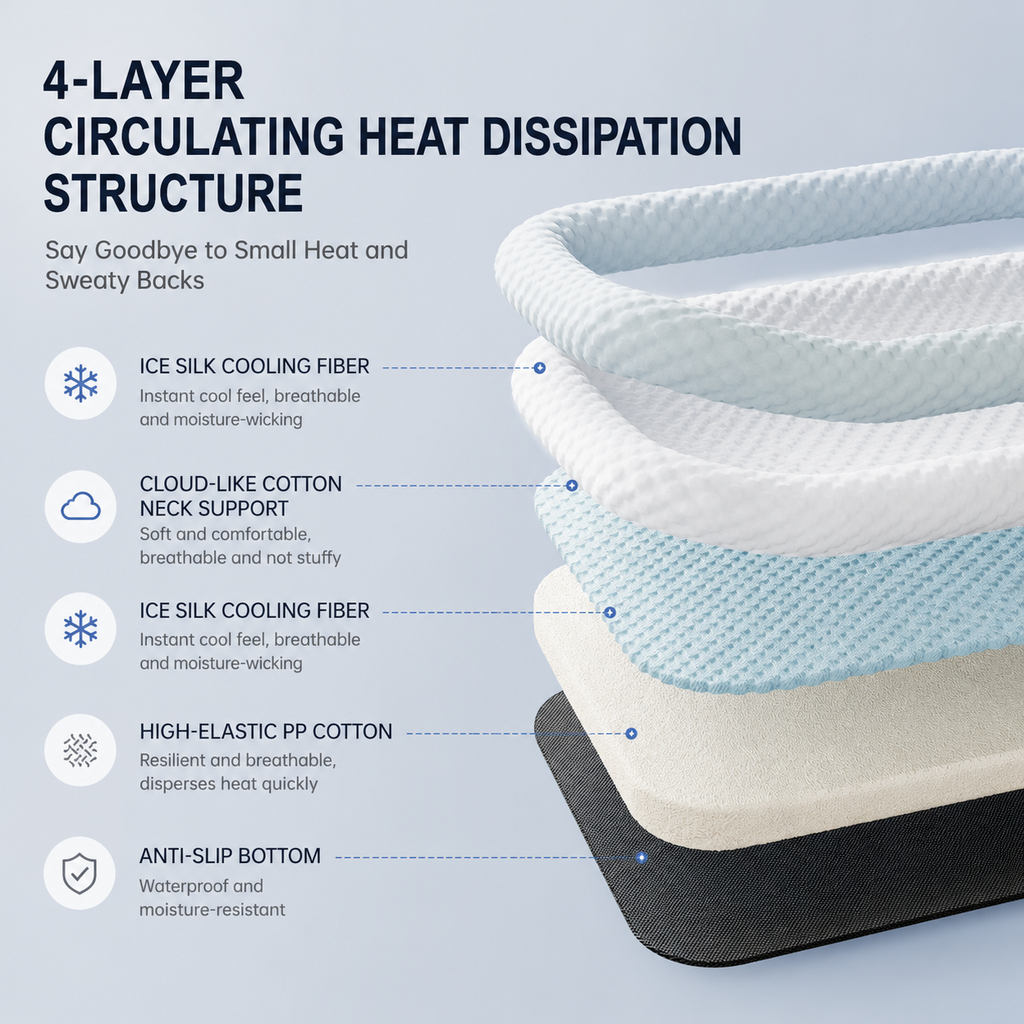 Cooling Ice Silk Pet Bed