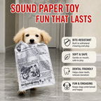 Crinkle Newspaper Dog Toy