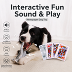 Crinkle Newspaper Dog Toy