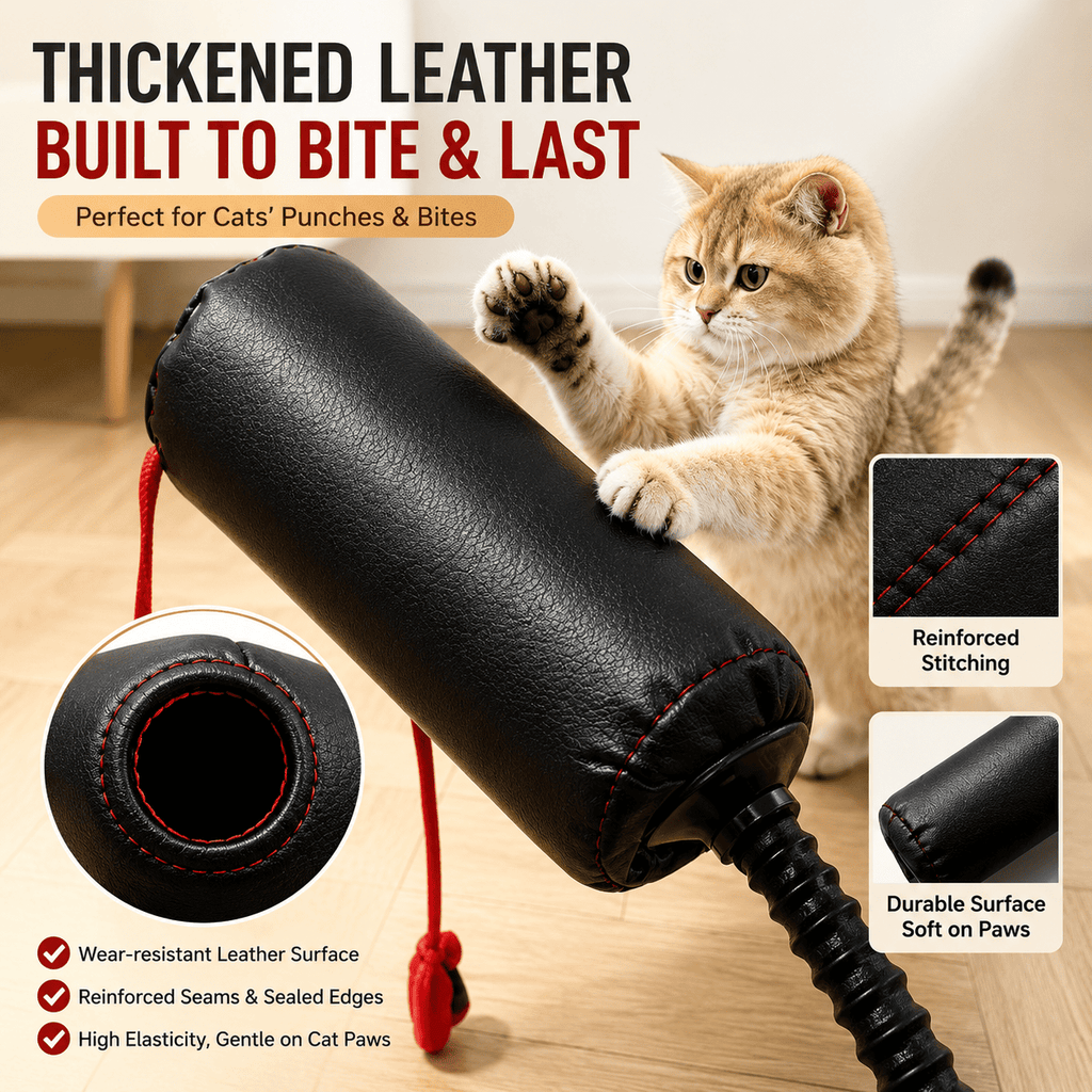 Interactive Cat Boxing Toy – Suction Cup Self-Play Punching Toy for Cats
