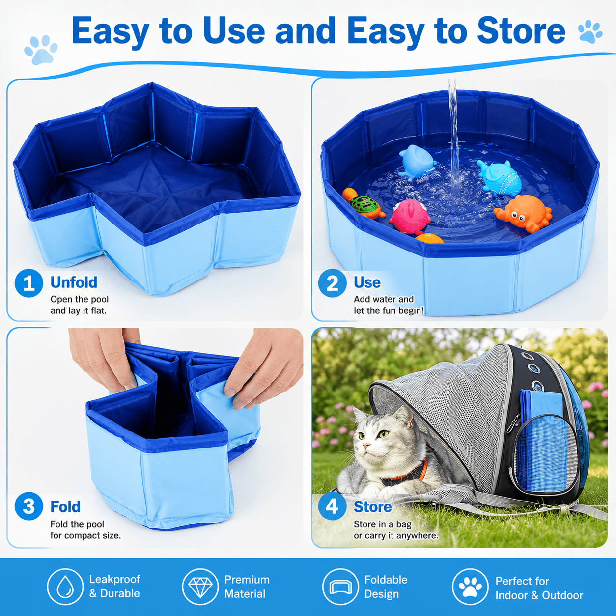 Portable PVC Bath Pool & Interactive Water Play Pool