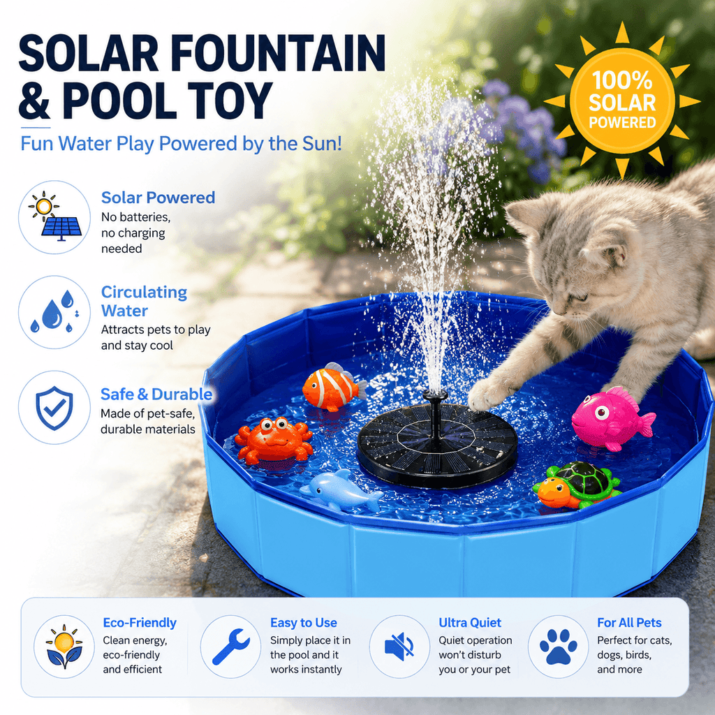 Solar Pet Splash Pool
