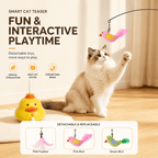 Smart Automatic Cat Teaser Toy with Motion Sensor & Bird Sound