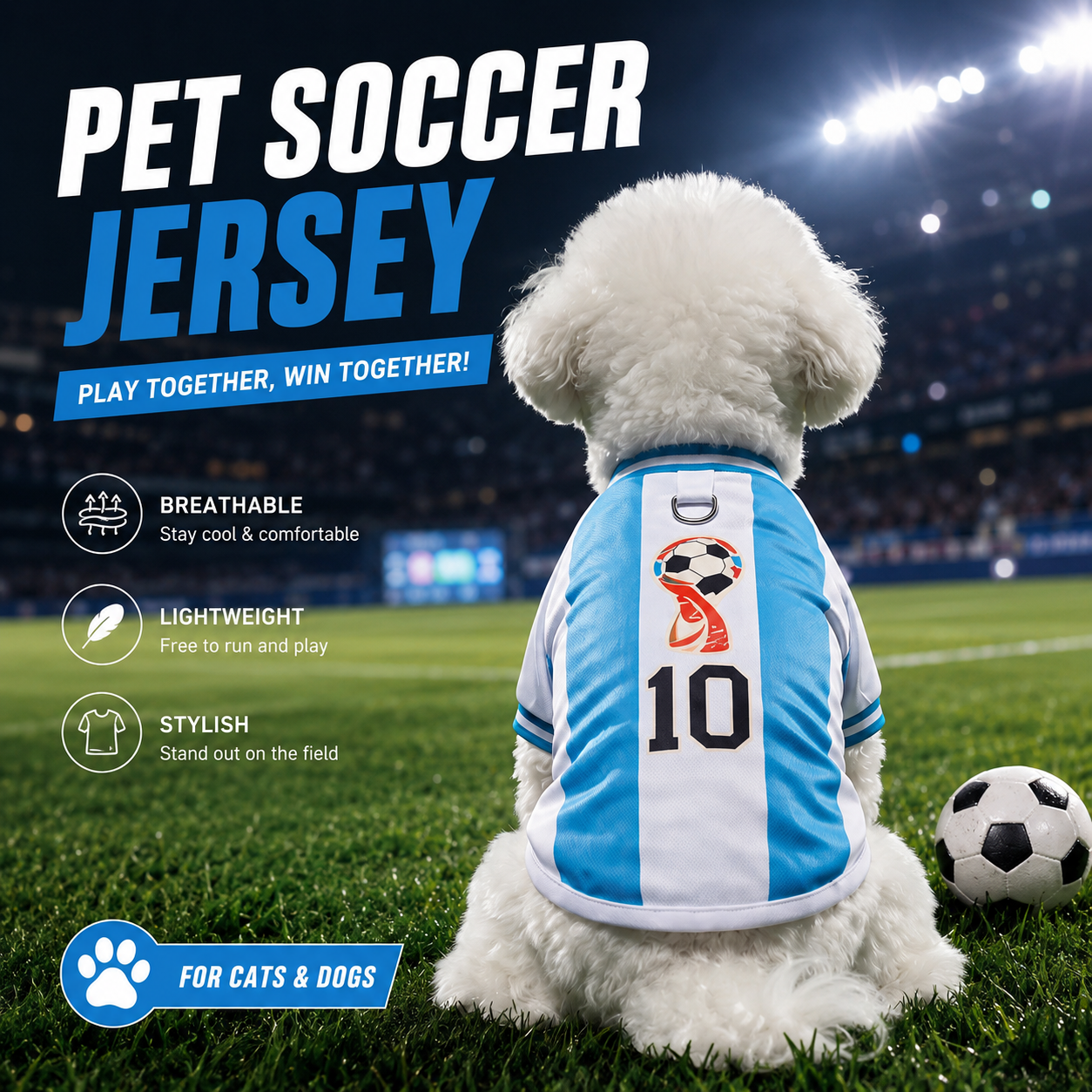 World Cup Dog Jerseys