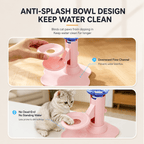 Adjustable Elevated Gravity Pet Water Dispenser