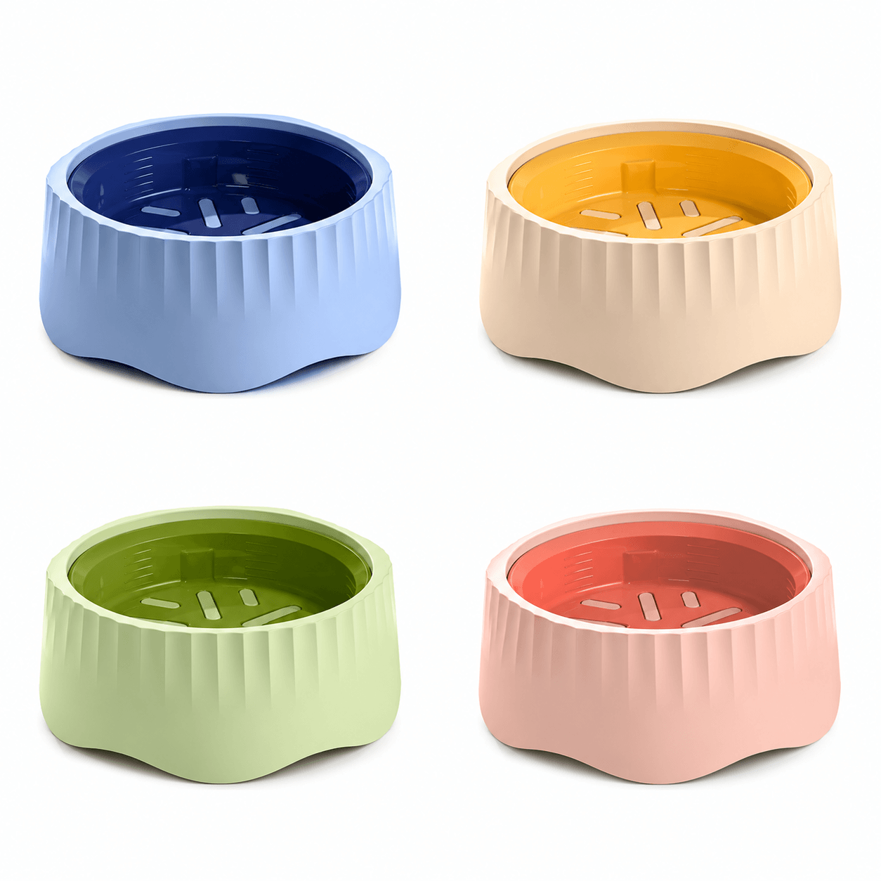2-in-1 Rotatable Slow Feeder Bowl for Cats & Dogs